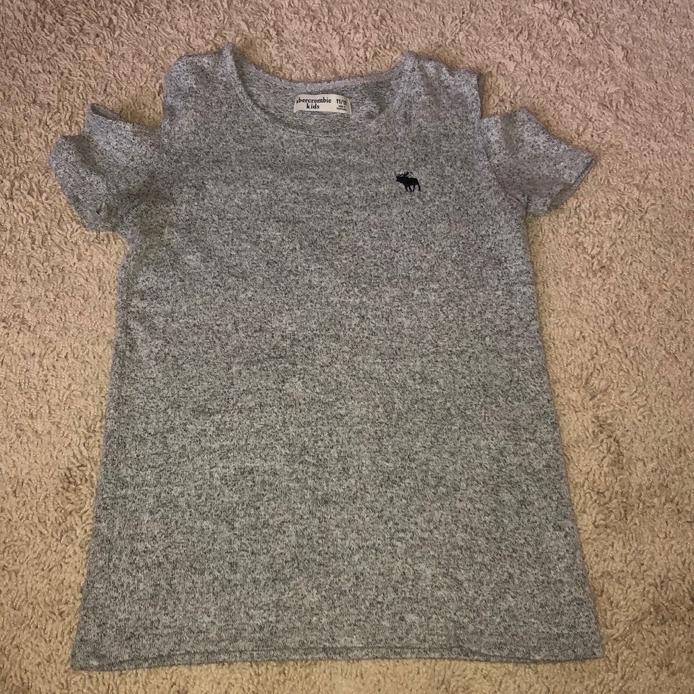 abercrombie kids cold shoulder shirt